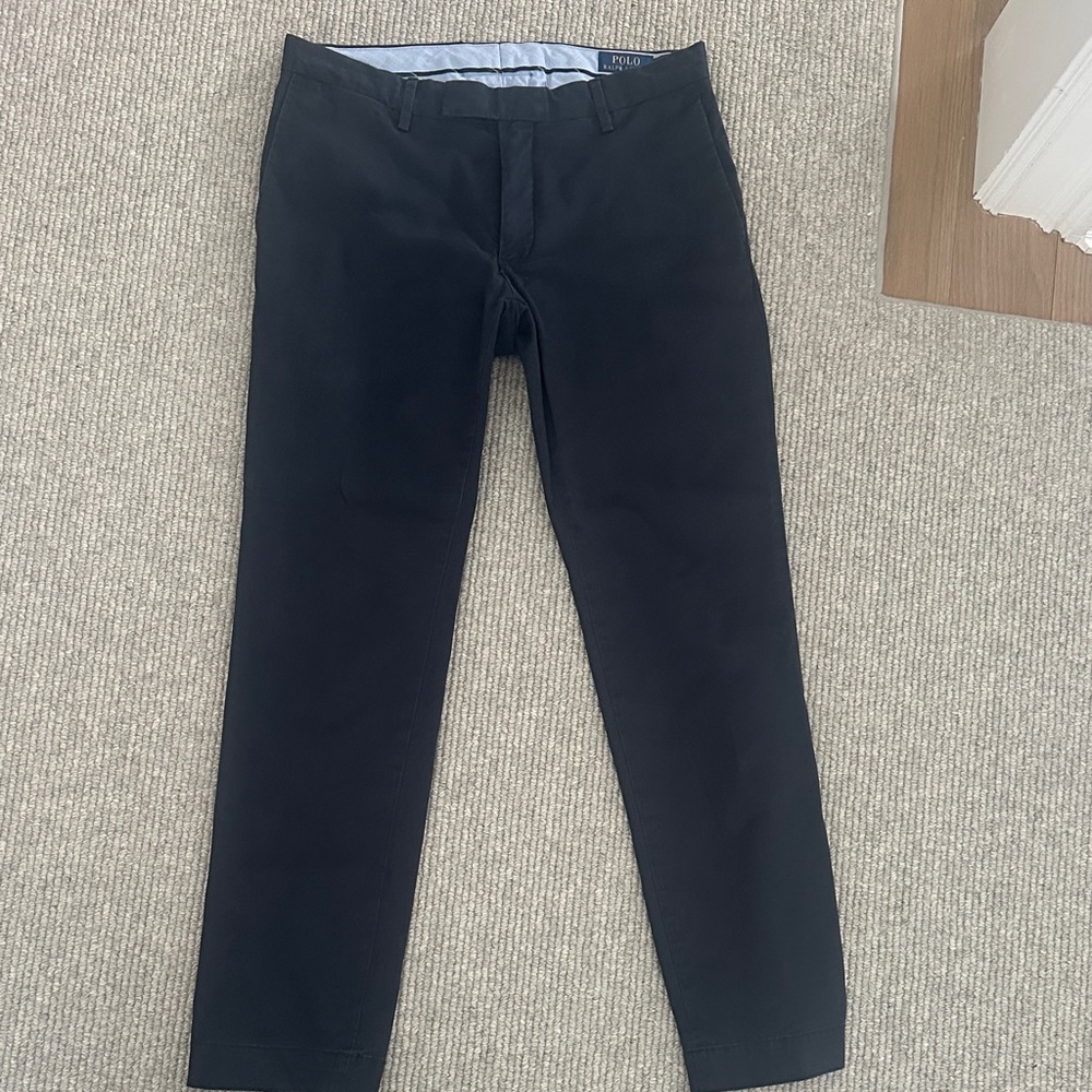 Ralph Lauren Men's Classic Black Chinos